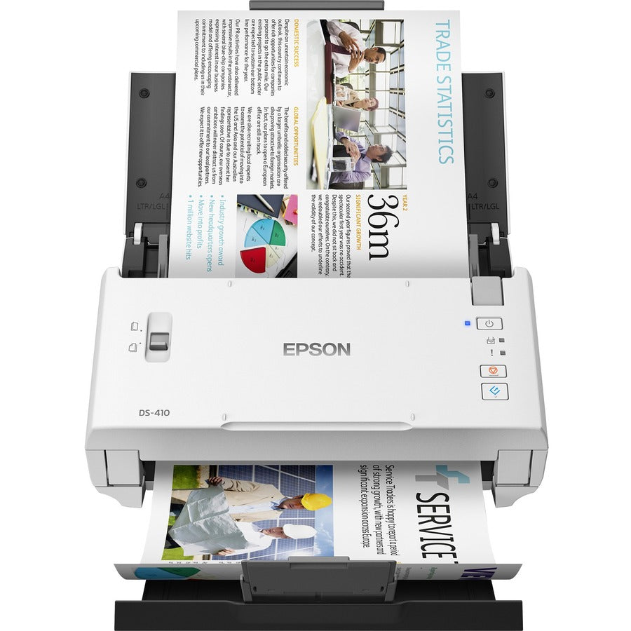 DS-410 Document Scanner, 600 dpi Optical Resolution, 50-Sheet Duplex Auto Document Feeder