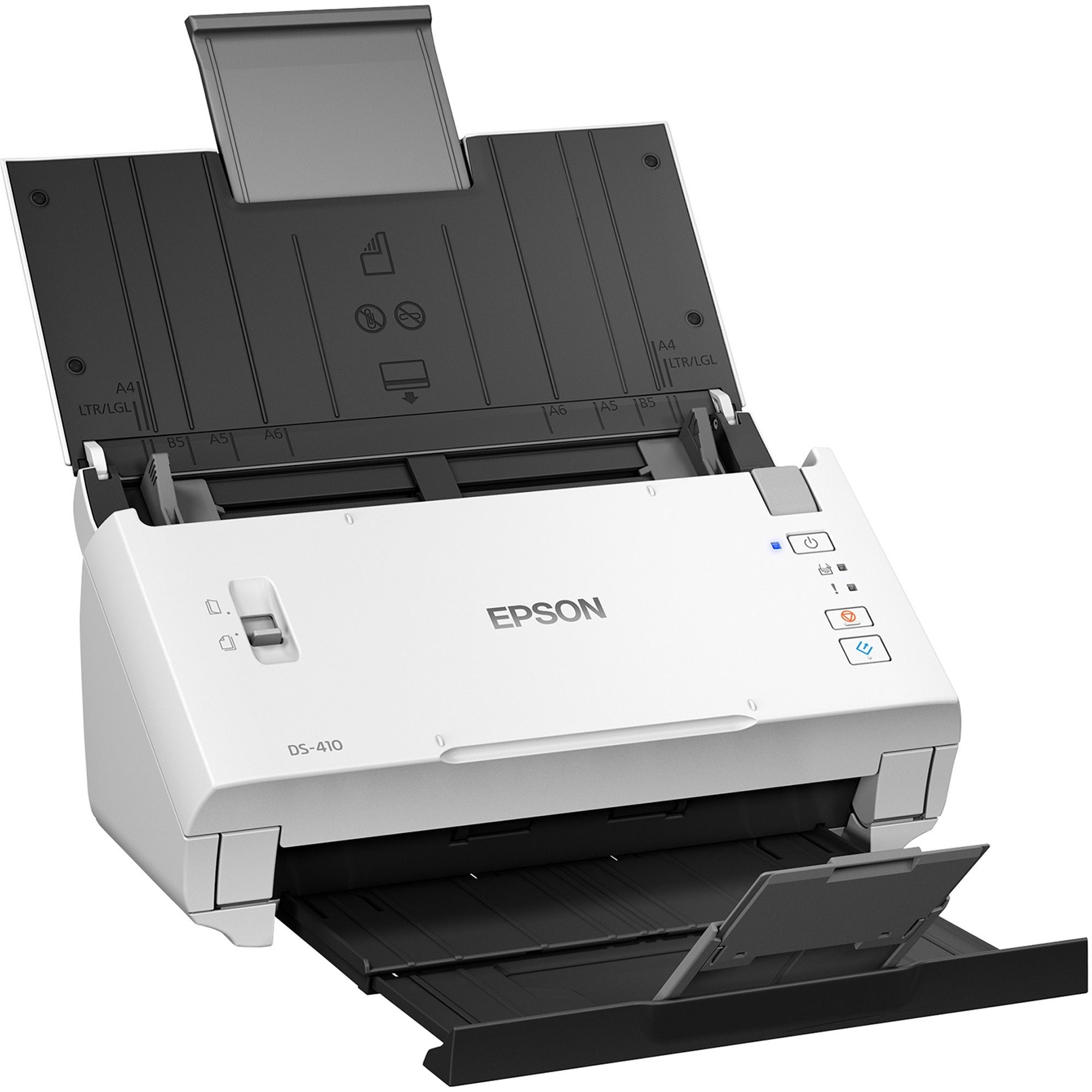 DS-410 Document Scanner, 600 dpi Optical Resolution, 50-Sheet Duplex Auto Document Feeder