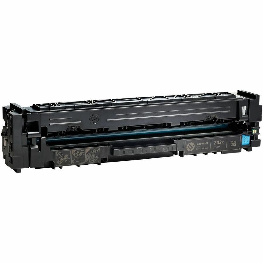 HP 202X, (CF501X) High-Yield Cyan Original LaserJet Toner Cartridge