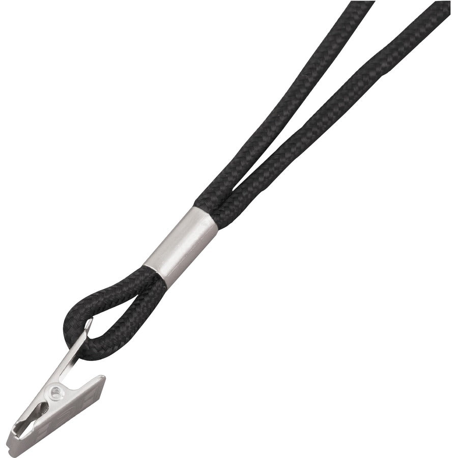 advantus-metal-clip-cord-style-lanyard-20-box-36-length-black-metal_avt75662 - 2