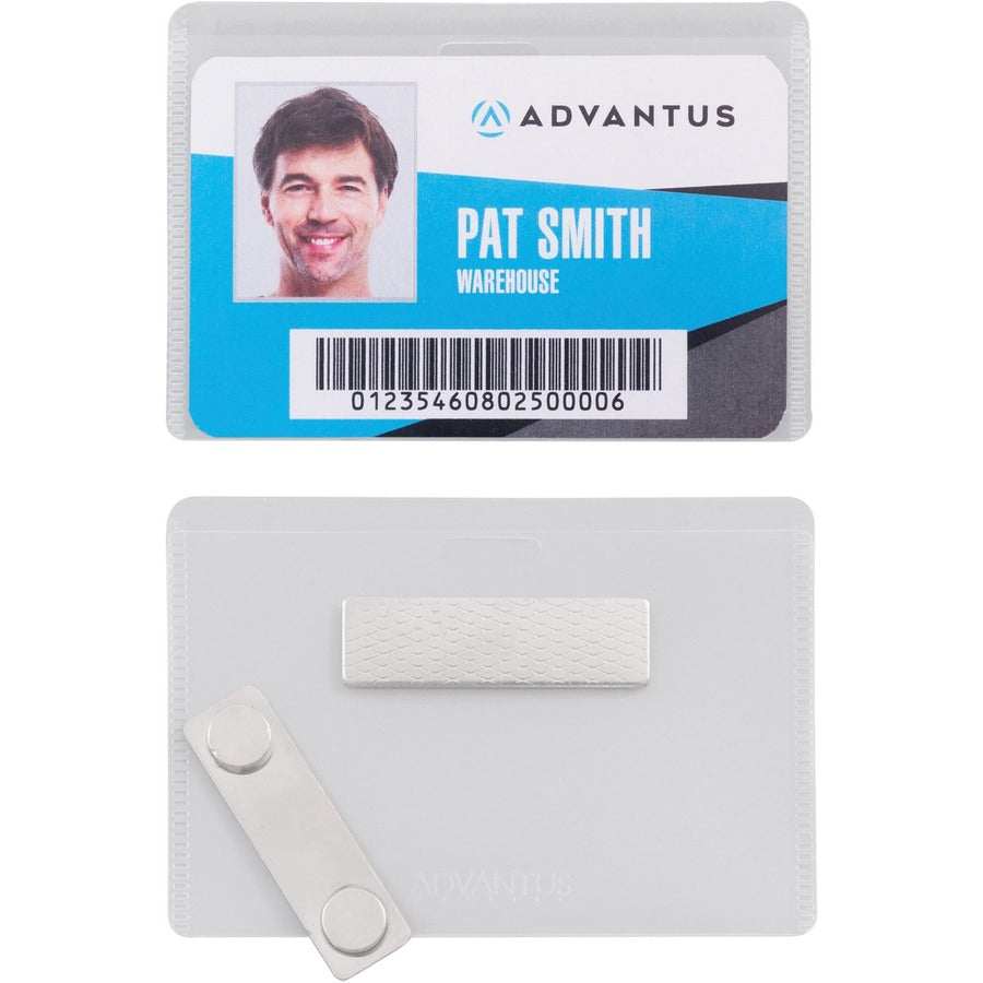 advantus-diy-magnetic-name-badge-kit-horizontal-38-x-25-x-plastic-20-pack-white-clear-magnetic_avt97033 - 4