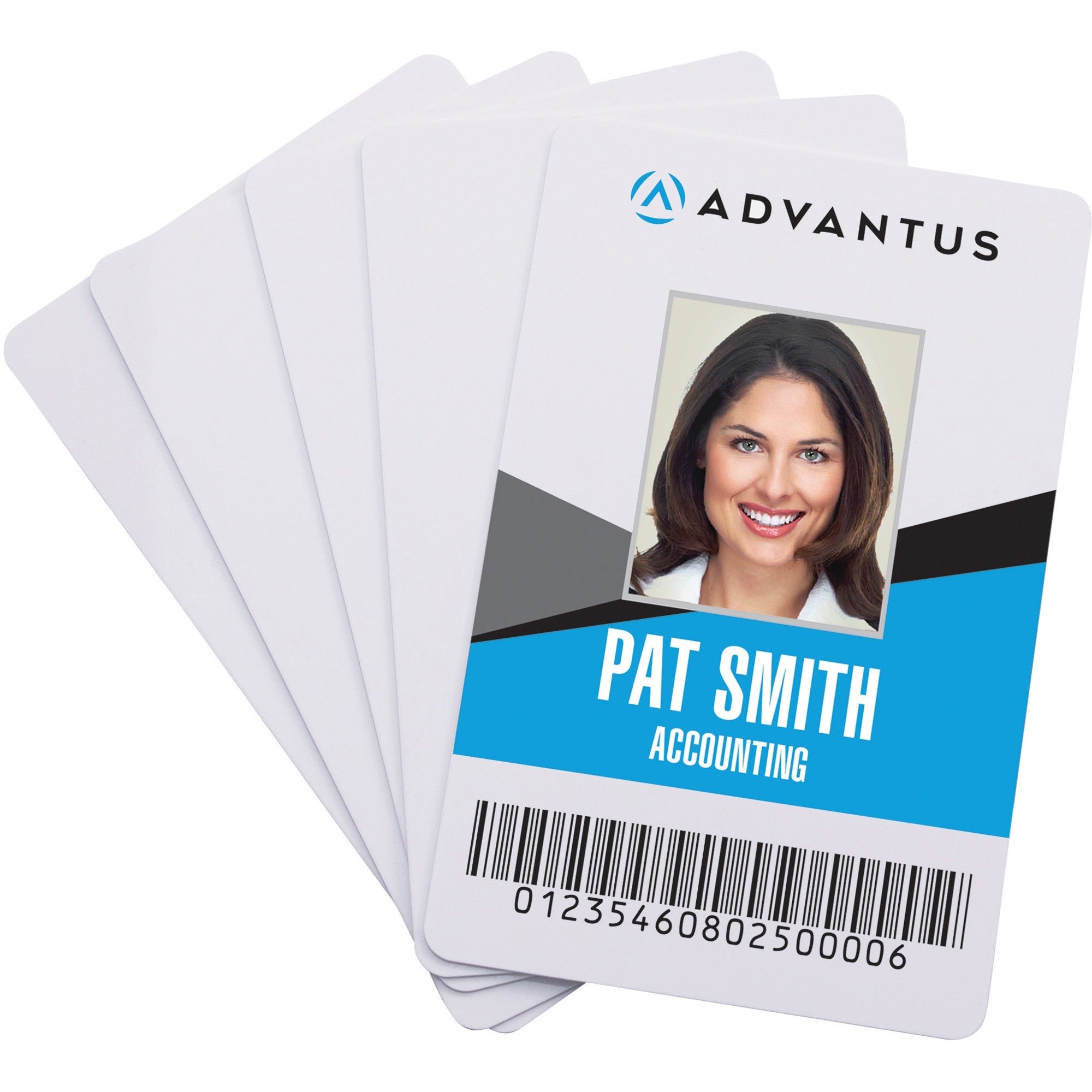 advantus-blank-pvc-id-cards-printable-213-x-338-length-100-white-polyvinyl-chloride-pvc_avt97034 - 1