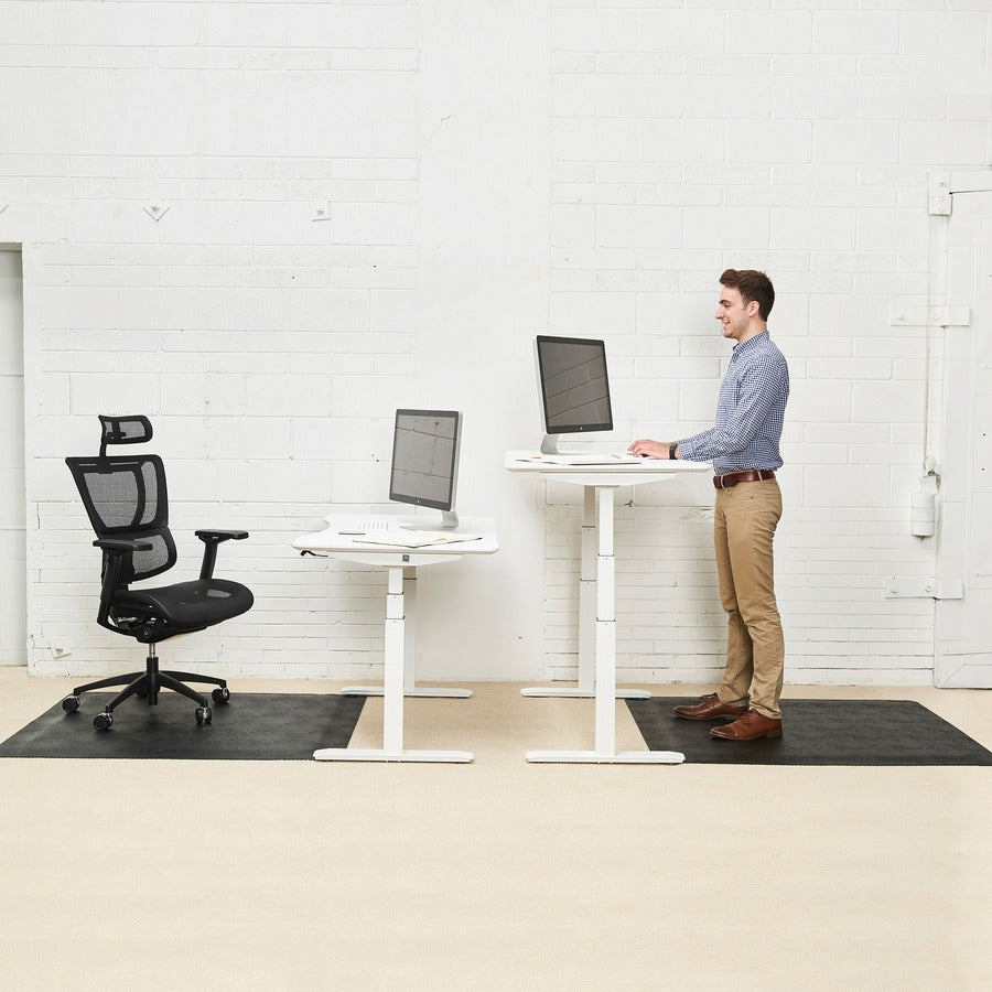 Ergonomic Sit Stand Mat, 60 x 46, Black
