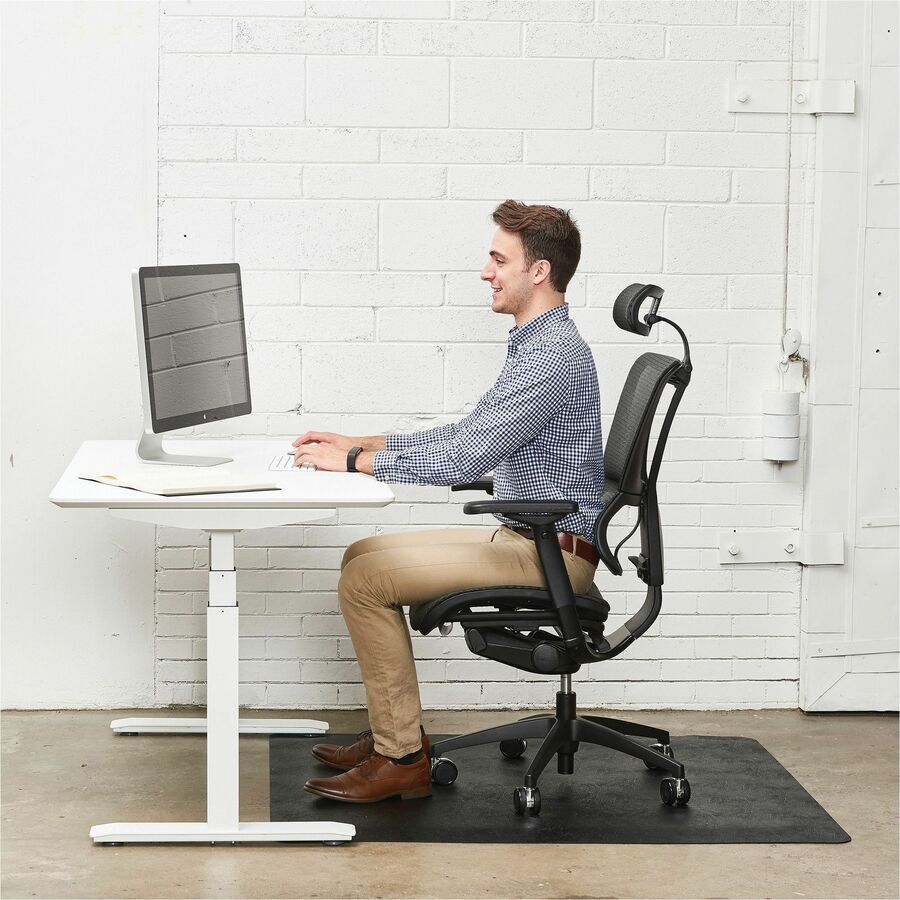 Ergonomic Sit Stand Mat, 60 x 46, Black