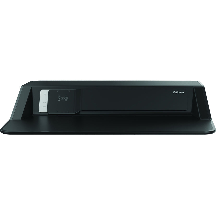 Lotus DX Sit-Stand Workstation, 32.75" x 24.25" x 5.5" to 22.5", Black