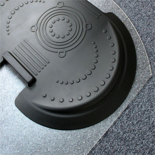 AFS-TEX 5000 S2S "Sit to Stand" Solution for Carpets - 62" Length x 38" Width x 0.085" Depth x 0.085" Thickness - Rectangular - Polyurethane, Polycarbonate - Black - 1Each