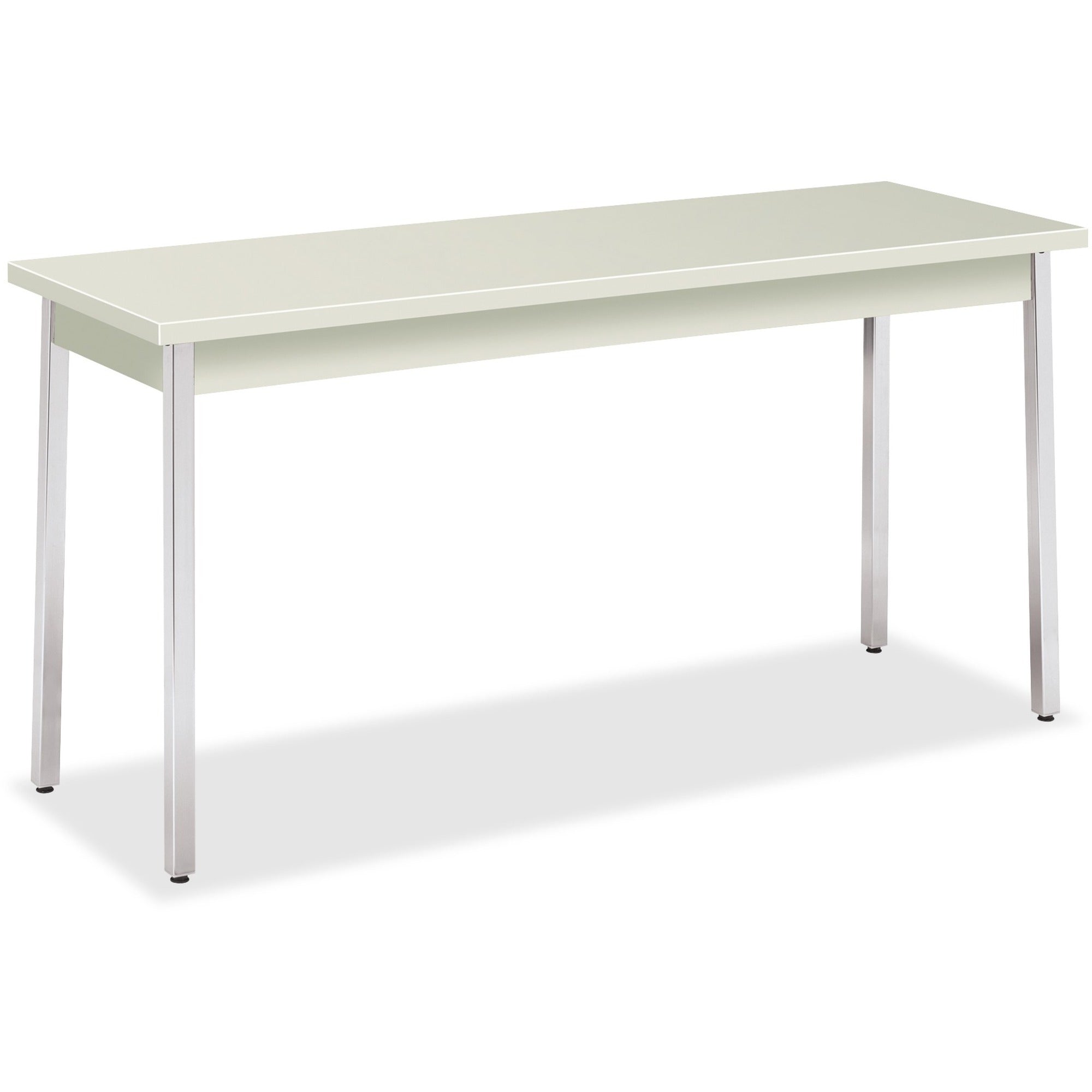 HON Utility Table, 60"W x 20"D - For - Table TopNatural Rectangle Top - Chrome Four Leg Base - 4 Legs x 60" Table Top Width x 20" Table Top Depth x 1.13" Table Top Thickness - 29" Height - Assembly Required - 1 Each