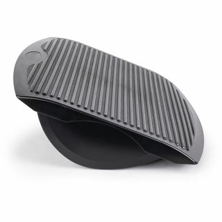 Lorell Ergonomic Rocking Footrest - Black - Rubber, Plastic