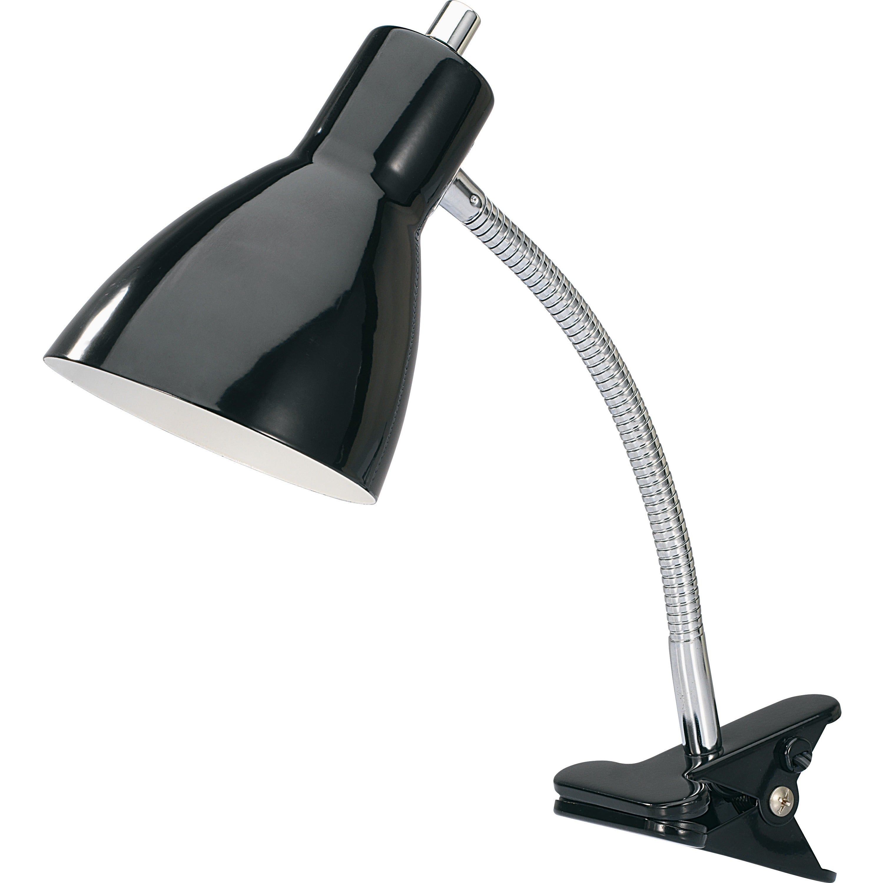 lorell-led-clip-on-desk-lamp-155-height-3-width-10-w-led-bulb-plastic-desk-mountable-black-for-desk-table_llr99963 - 1