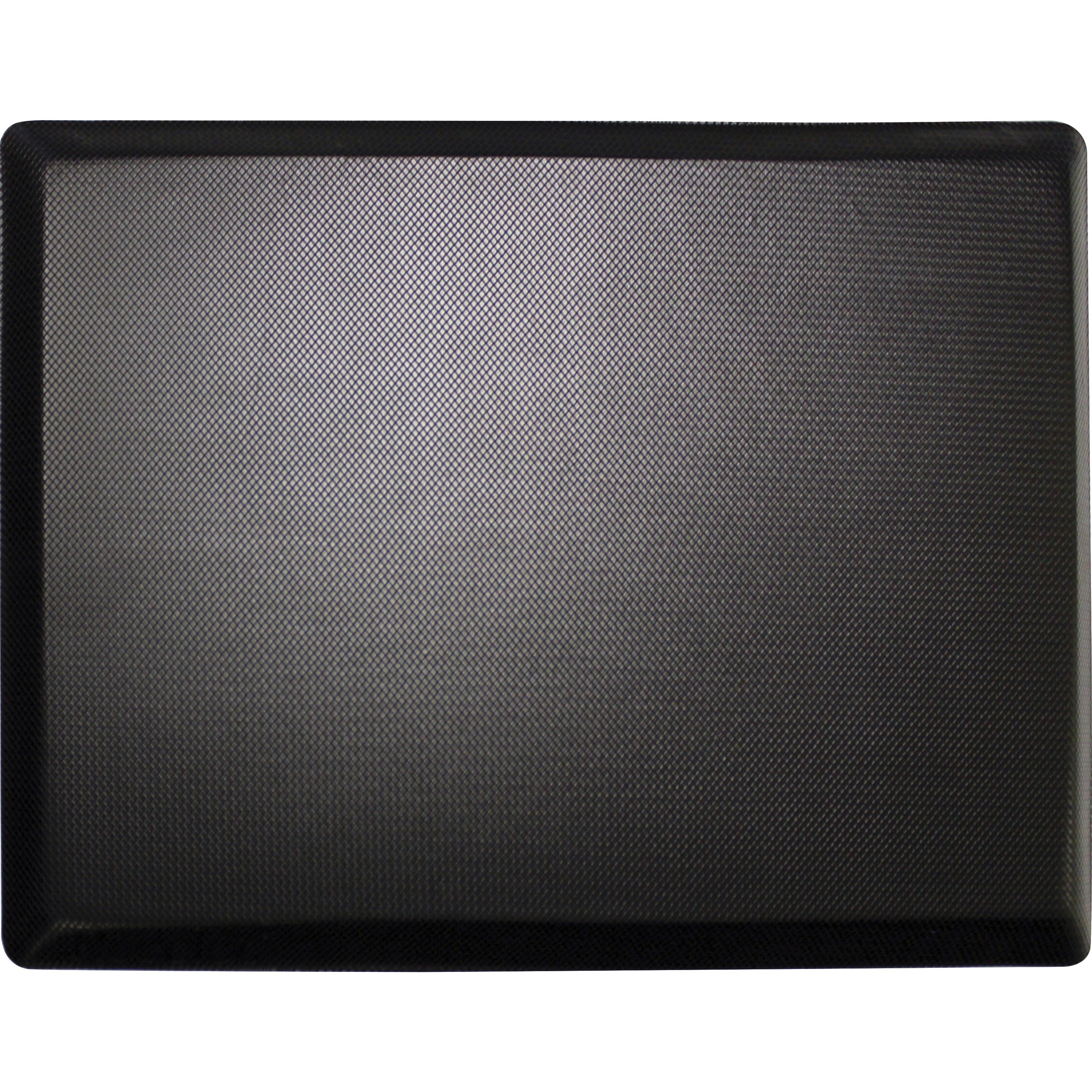 lorell-energizing-sit-stand-mat-desk-protection-20-length-x-30-width-x-0750-thickness-rectangular-memory-foam-black-1each_llr99985 - 1