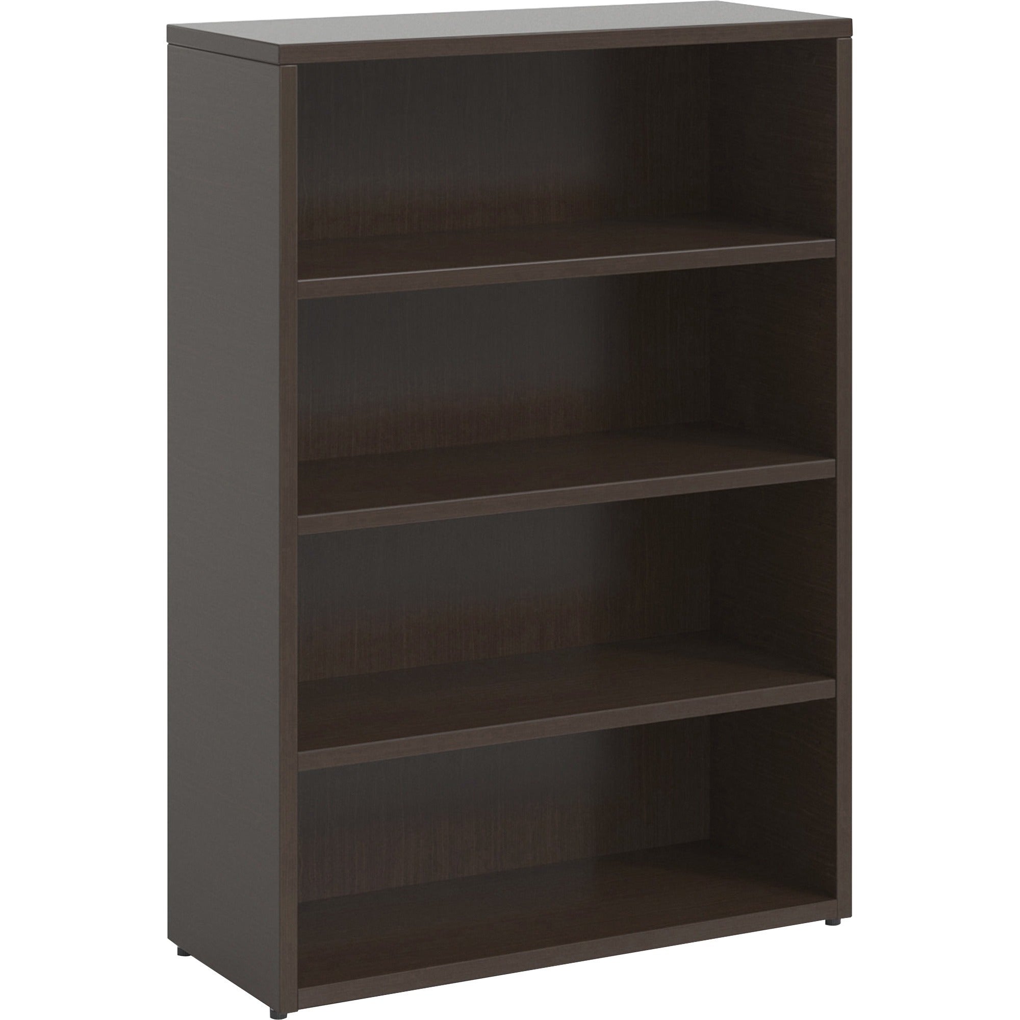 lorell-prominence-20-bookcase-34-x-1248--1-top-3-shelves-band-edge-material-particleboard-finish-laminate_llrpbk3448es - 1