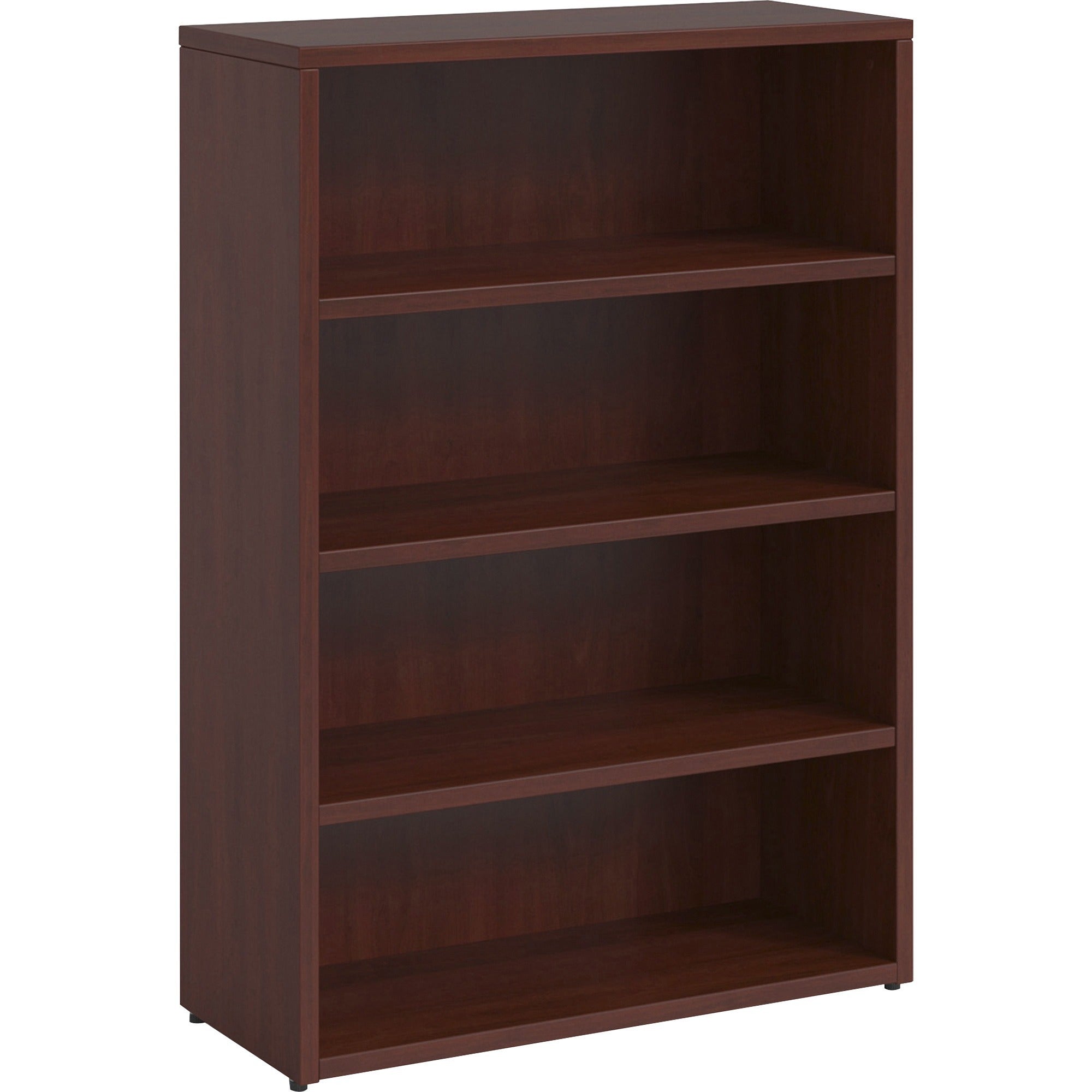lorell-prominence-20-bookcase-34-x-1248--1-top-3-shelves-band-edge-material-particleboard-finish-laminate_llrpbk3448my - 1