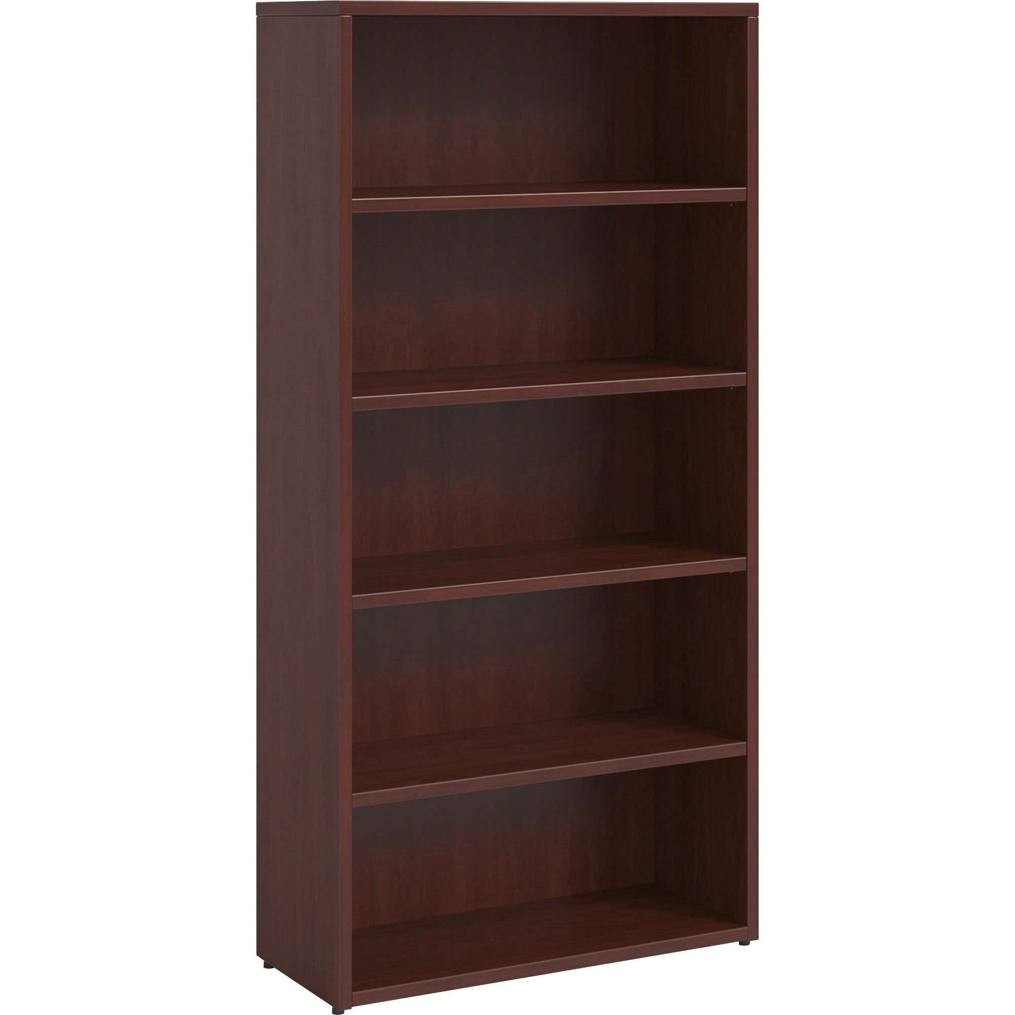 lorell-prominence-20-bookcase-34-x-1269--1-top-0-doors-6-shelves-band-edge-material-particleboard-finish-laminate_llrpbk3469my - 1
