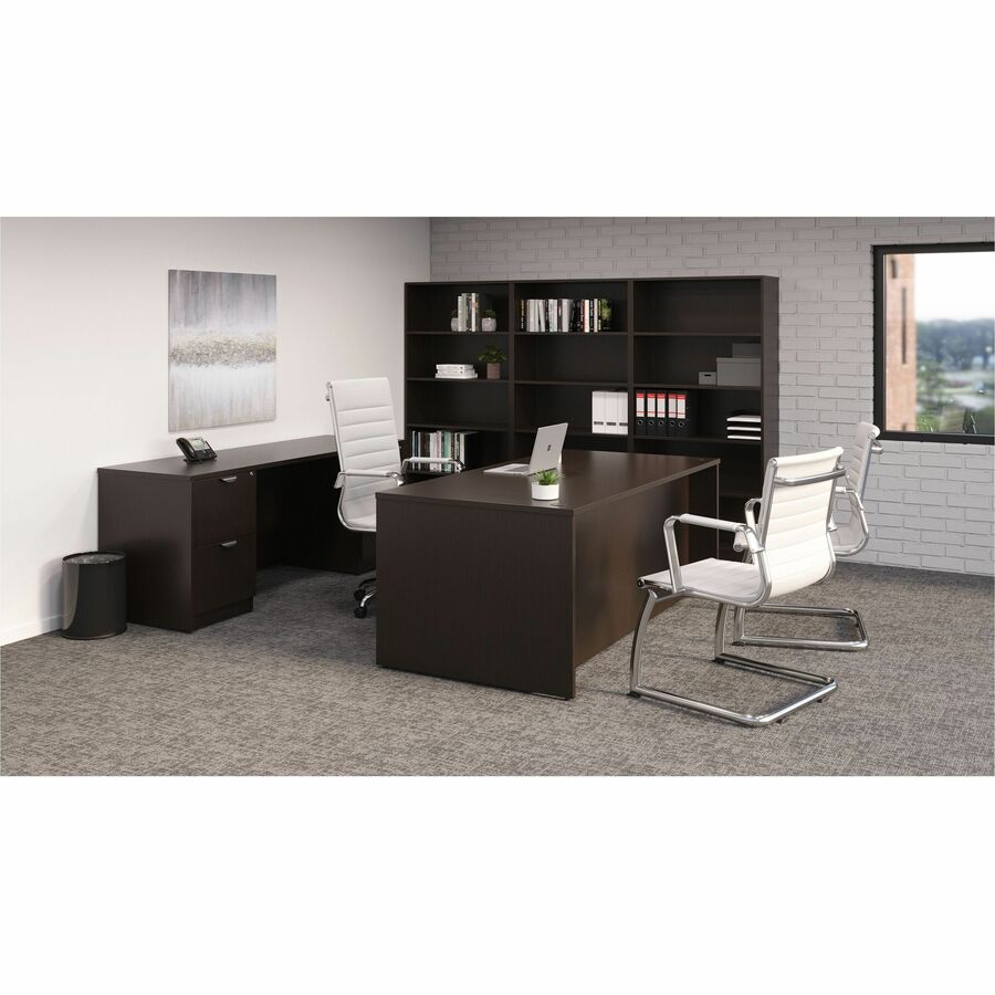 lorell-prominence-20-lateral-file-36-x-2229-2-x-file-drawers-band-edge-material-particleboard-finish-espresso-laminate-thermofused-melamine-tfm_llrpl2236es - 5