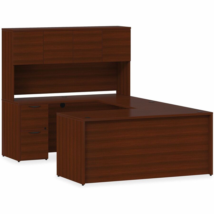 Lorell Prominence 2.0 Right Return - 48" x 24"29" , 1" Top - 2 x File Drawer(s) - Band Edge - Material: Particleboard - Finish: Laminate