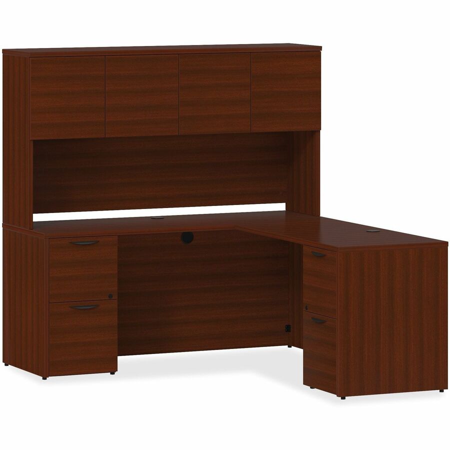Lorell Prominence 2.0 Right Return - 48" x 24"29" , 1" Top - 2 x File Drawer(s) - Band Edge - Material: Particleboard - Finish: Laminate