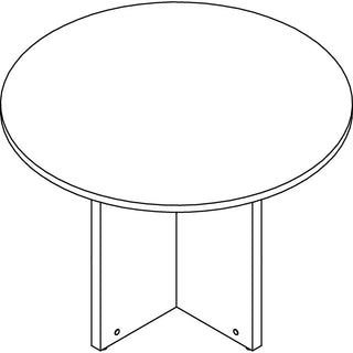 lorell-prominence-20-round-laminate-conference-table-29-x-42--1-top-01-edge-material-thermofused-melamine-tfm-particleboard-impact-resistant_llrpt42rmy - 2