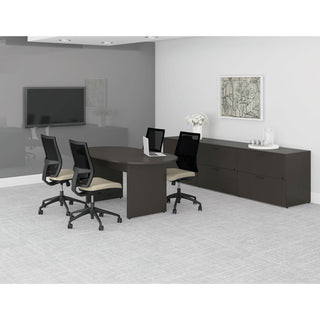lorell-prominence-20-racetrack-conference-table-72-x-3629-table-1-top-01-edge-material-particleboard-thermofused-melamine-tfm-finish-espresso-modesty-panel_llrpt7236es - 2
