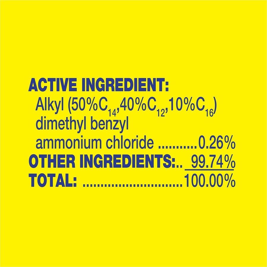 Disinfecting Wipes, Dual Action, Citrus, 7 x 8, 35/Canister, Sold as 1 Each