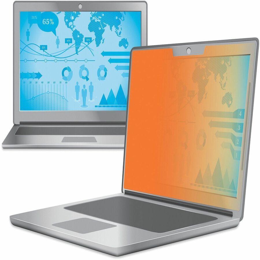 3M Gold Privacy Filter for 23.6in Monitor, 16:9, GF236W9B - For 23.6" Widescreen LCD Monitor - 16:9 - Scratch Resistant, Dust Resistant