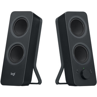 Logitech Z207 Bluetooth Speaker System - 5 W RMS - Black - 2 Pack