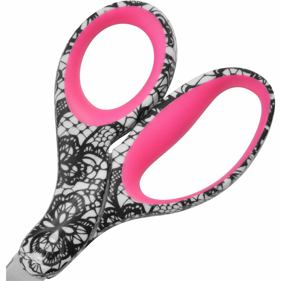 Westcott 8" Fashion Scissors - 8" Overall Length - Left/Right - Stainless Steel - Multi - 1 Each