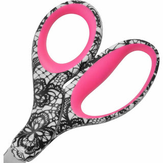 Westcott 8" Fashion Scissors - 8" Overall Length - Left/Right - Stainless Steel - Multi - 1 Each