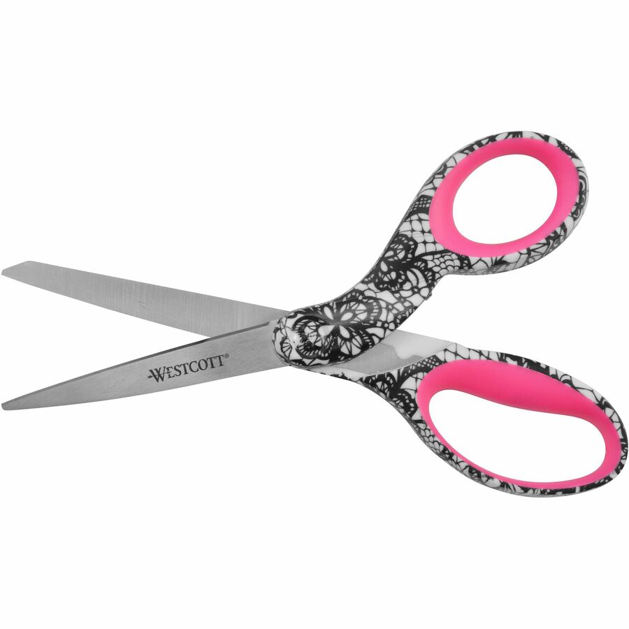 westcott-8-fashion-scissors-8-overall-length-left-right-stainless-steel-multi-1-each_acm16660 - 5