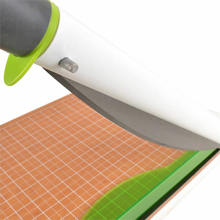 CarboTitanium Guillotine Paper Trimmer, 30 Sheets, 18" Cut Length, Metal/Wood Composite Base, 18 x 28