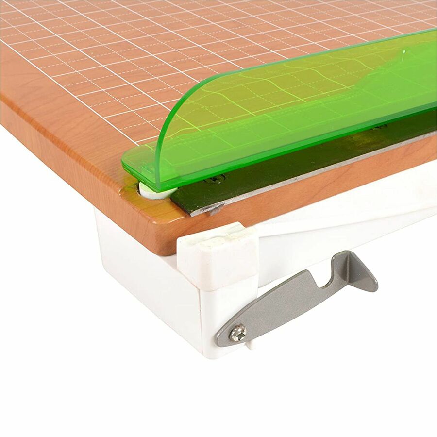 CarboTitanium Guillotine Paper Trimmer, 30 Sheets, 18" Cut Length, Metal/Wood Composite Base, 18 x 28