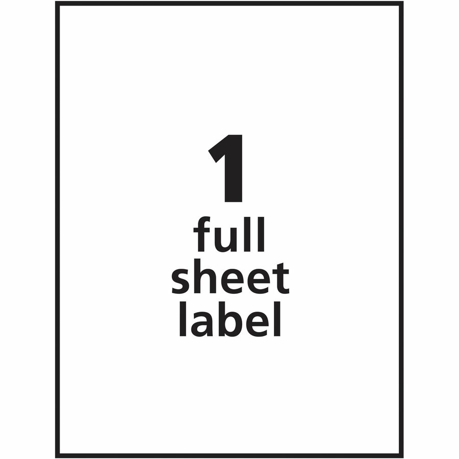 Shipping Labels with TrueBlock Technology, Inkjet/Laser Printers, 8.5 x 11, White, 500/Box