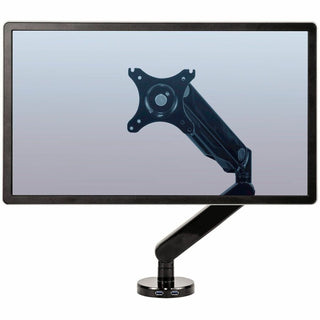 Platinum Series Single Monitor Arm, For 30" Monitors, 360 deg Rotation, 180 deg Tilt, 360 deg Pan, Black, Supports 20 lb