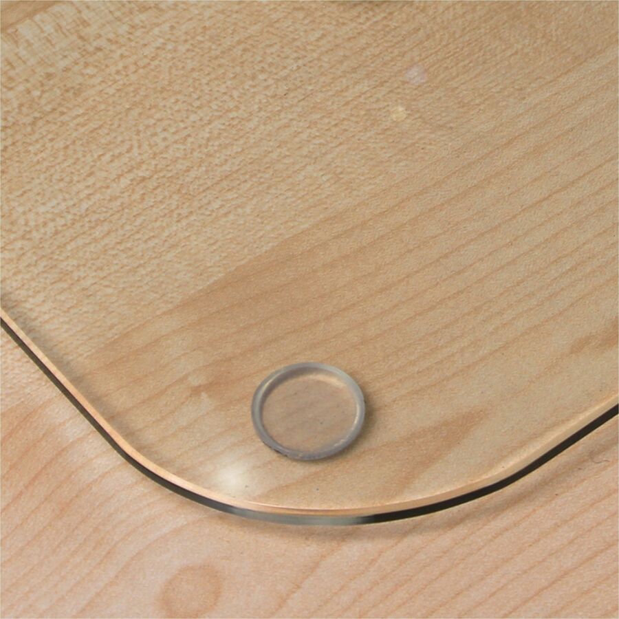 Glaciermat Glass Desk Pad - 20" x 36" - Clear Rectangular Glass Desk Pad - 36" L x 20" W x 0.2" D