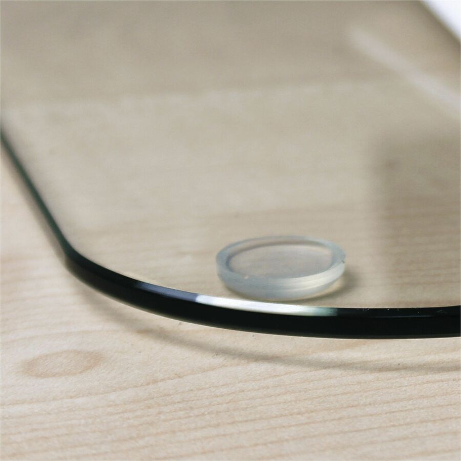 Glaciermat Glass Desk Pad - 20" x 36" - Clear Rectangular Glass Desk Pad - 36" L x 20" W x 0.2" D