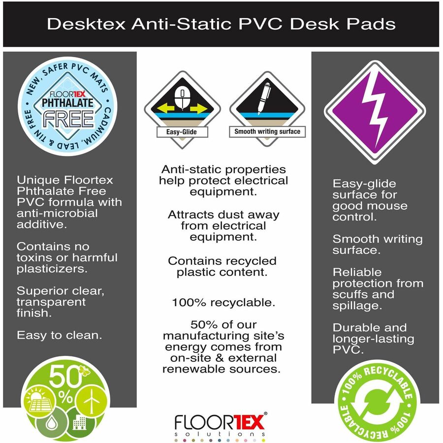 desktex-anti-static-desk-pad-19-x-24-clear-vinyl-desk-mat-with-an-anti-static-additive-to-protect-your-computer-equipment-from-damage-by-attracting-harmful-dust-away-from-your-laptop-by-dissipating-static-electricity_flrfpde31924v - 6