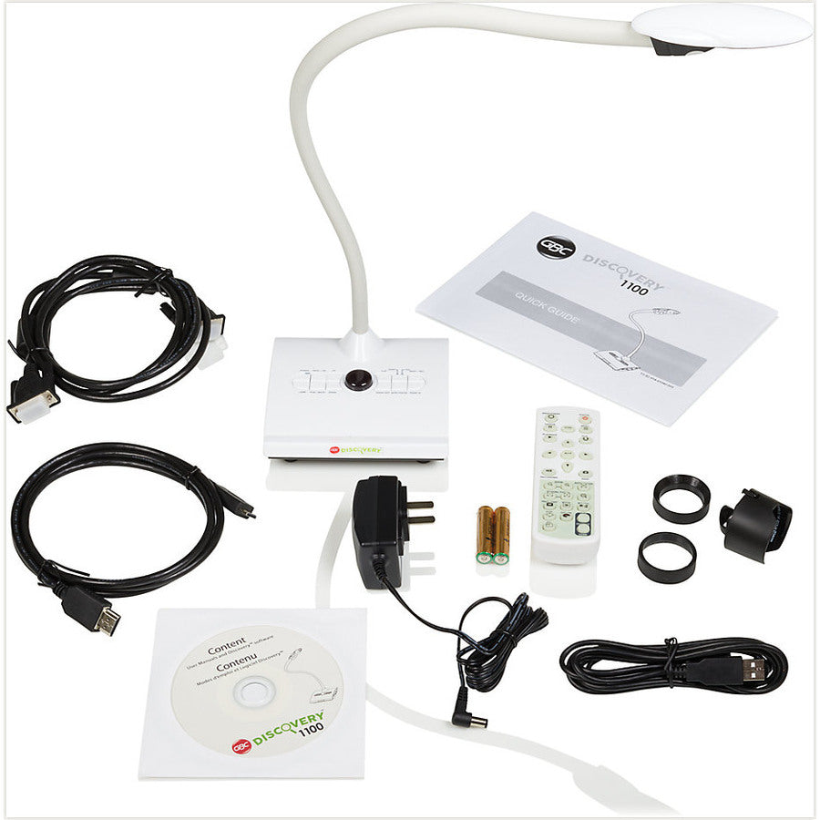 Discovery 1100 Document Camera, 6.1 x 6.53 x 11.57