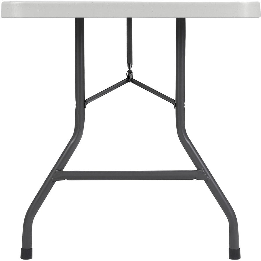 Lorell Extra-Capacity Ultra-Lite Folding Table - For - Table TopLight Gray Top - Dark Gray Base - 750 lb Capacity x 72" Table Top Width x 30" Table Top Depth - 29.25" Height - Gray - 1 Each