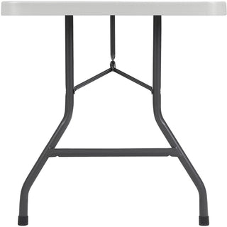 Lorell Extra-Capacity Ultra-Lite Folding Table - For - Table TopLight Gray Top - Dark Gray Base - 750 lb Capacity x 72" Table Top Width x 30" Table Top Depth - 29.25" Height - Gray - 1 Each