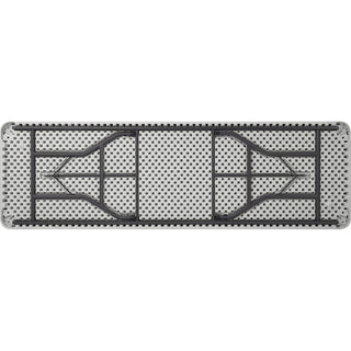 Lorell Extra-Capacity Ultra-Lite Folding Table - For - Table TopLight Gray Top - Dark Gray Base - 750 lb Capacity x 96" Table Top Width x 30" Table Top Depth - 29.25" Height - Gray - 1 Each