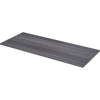 Lorell Relevance Series Charcoal Laminate Office Furniture - 72" x 30" Table Top - Straight Edge - Material: Polyvinyl Chloride (PVC) Edge - Finish: Charcoal, Laminate