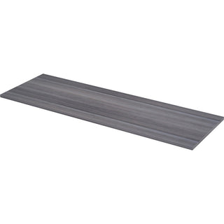 Lorell Relevance Series Tabletop - 71.6" x 24" x 1" Table Top - Straight Edge - Finish: Charcoal, Laminate