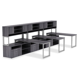 Lorell Relevance Series Tabletop - 59.9" x 29.5" x 1" Table Top - Straight Edge - Finish: Mahogany, Laminate