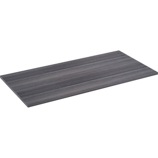 Lorell Relevance Series Charcoal Laminate Office Furniture - 60" x 30" Table Top - Straight Edge - Material: Polyvinyl Chloride (PVC) Edge - Finish: Charcoal, Laminate
