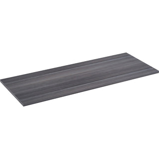 Lorell Relevance Series Tabletop - 59.9" x 23.6" x 1" Table Top - Straight Edge - Finish: Charcoal, Laminate