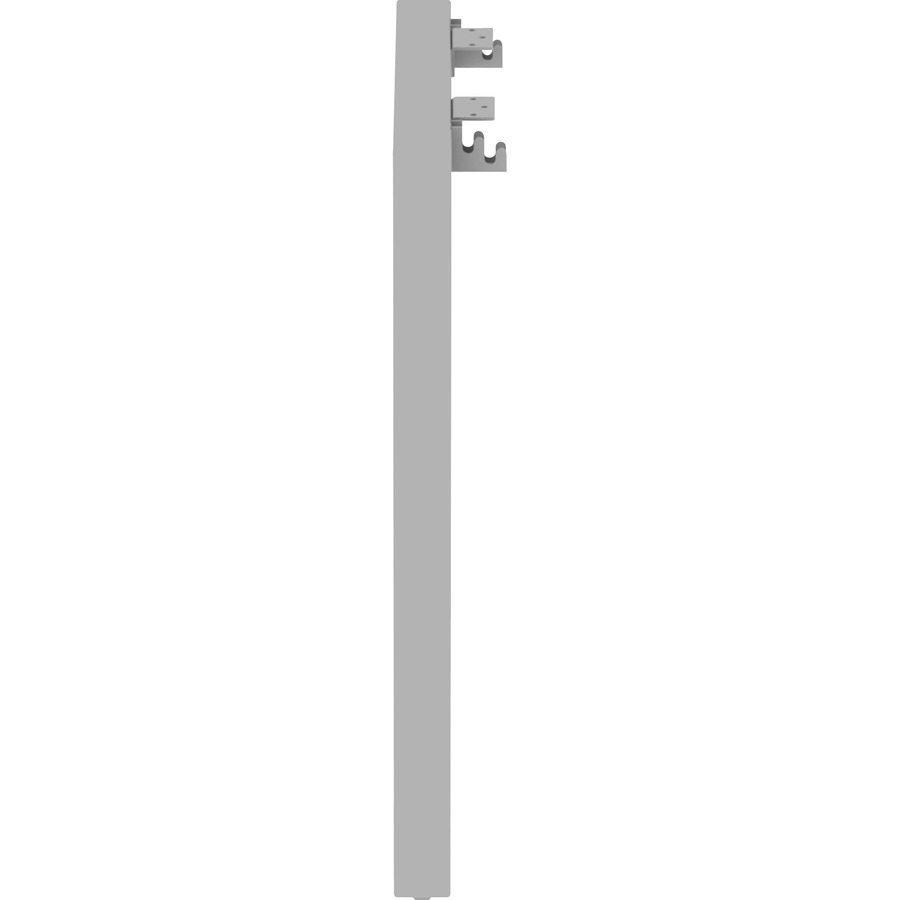 Lorell Relevance Series Desk-height Side Leg Frame - 28.5"23.3" - Finish: Silver