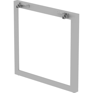 Lorell Relevance Series Desk-height Side Leg Frame - 28.5"29.1" - Finish: Silver