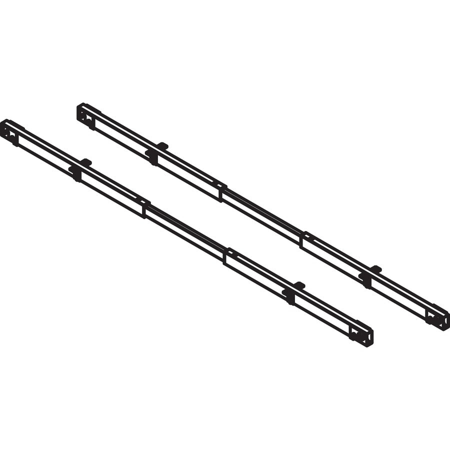 Lorell Adjustable Crossbar Set - 67" Width - Silver