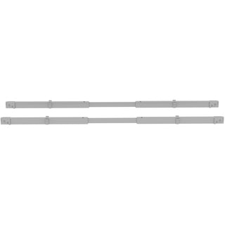 Lorell Adjustable Crossbar Set - 67" Width - Silver