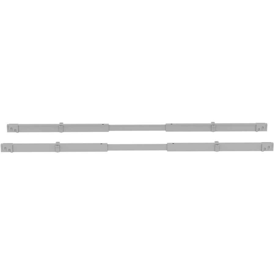 Lorell Adjustable Crossbar Set - 67" Width - Silver