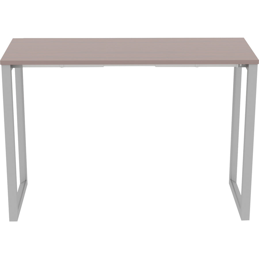 Lorell Relevance Standing-Height Side Leg Frame - 23.3" x 40.4" - Finish: Silver